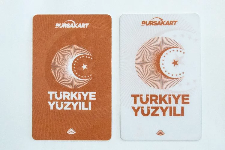 Bursa'da Cumhuriyet'e özel Bursakart piyasaya sürüldü